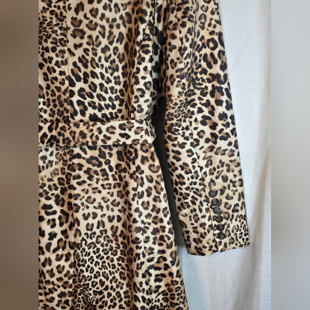 Searle Leopard Print Jacket Rare? Size 12 Baddie Sexy Unique Stunning - Picture 11 of 14